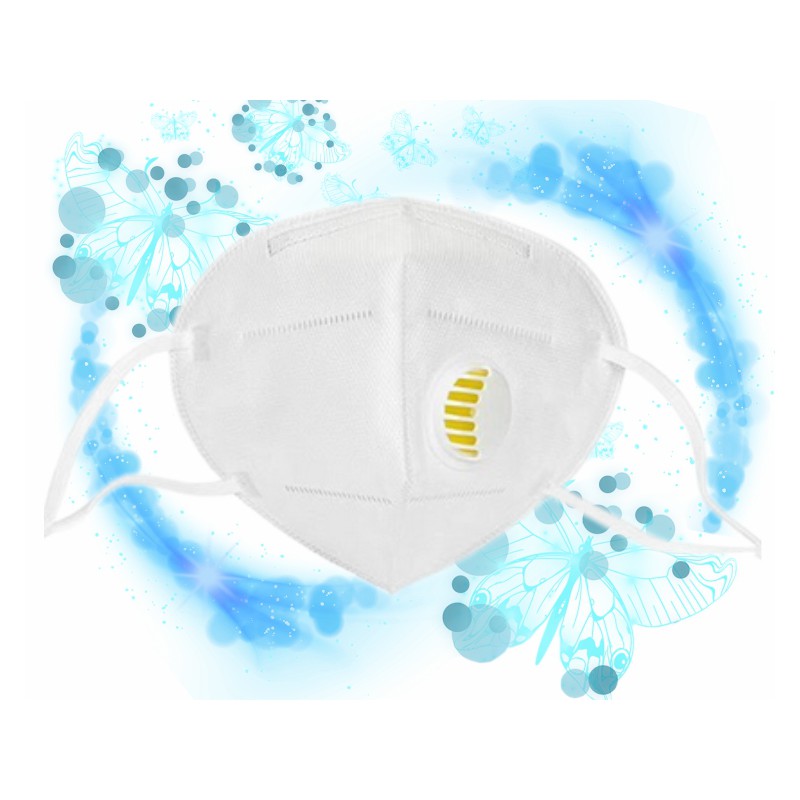 Maska Ochronna FFP2 z zaworkiem biała